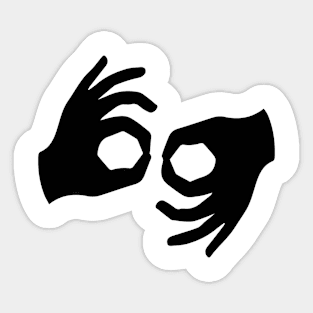 hearing impaired Sticker